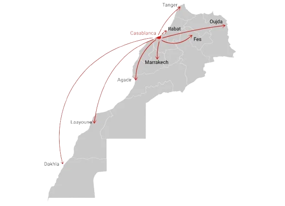 Carte de livraison au Maroc