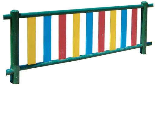 Barrière Métallique en Couleur